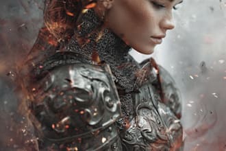 make photo or image manipulation and composition or editing