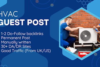 write publish hvac guest post, authority backlink, SEO