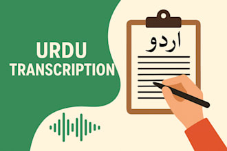 do accurate urdu audio and video transcription into text