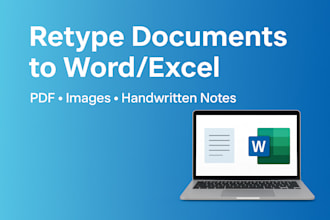 do typing work retype scanned documents and data entry