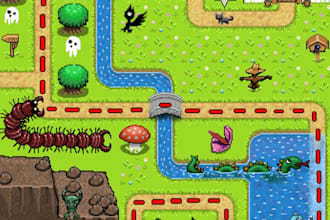 custom pixel art maps, levels, game assets for indie games and rpg platformers