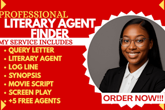 write your movie script and find top active literary agent for your screenplay