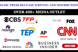 do music press release writing, music pr distribution,