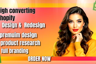 design, redesign shopify store, shopify dropshipping store