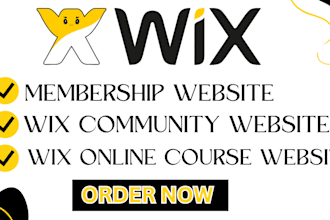 build a professional wix membership and subscription website with members area