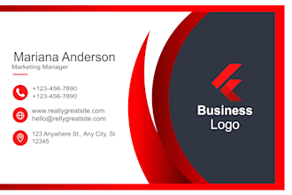 create a someone visting card business card design