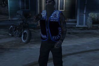 fivem kuttes custom fivem clothing kuttes mc, mc vest, biker clothing, kuttes