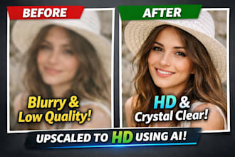 fix blurry images and upscale photos to HD or 4k using ai