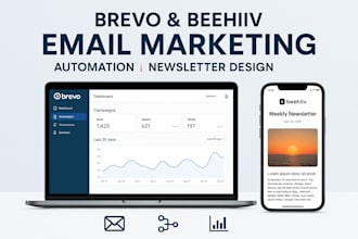 setup brevo newsletter brevo email marketing brevo automation beehiiv newsletter