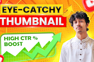 design premium youtube thumbnails for your channel