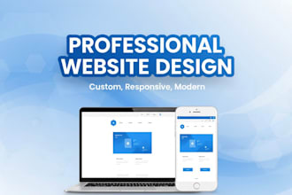 design a modern responsive website UI