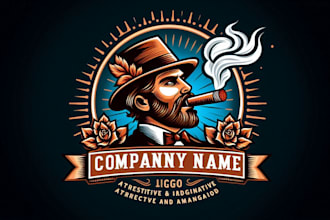 make graceful and fantastic award logo avatars for your business in one day