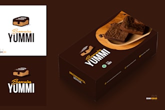 custom box design and 3d mockup