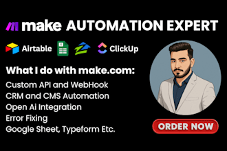 fix make com automation setup make com workflows or make scenarios on make com