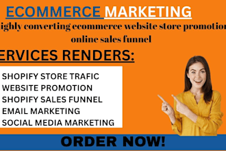 do ecommerce website store promotion online sales funnel