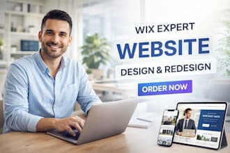 redesign and fix your wix website to look modern and mobile friendly