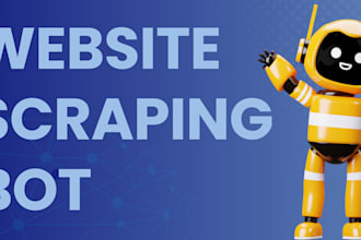 do web scraping bot, price scraper bot, product data scraping bot, python bot
