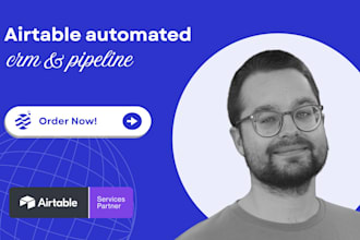 build an automated airtable CRM with pipeline