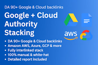 build contextual google or cloud stacking backlinks for higher rankings