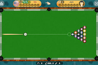 create pool game, billard game, 8billiard game blackjack, rummy