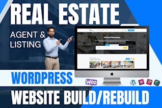 build real estate property listing website