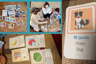 draw children educational playing card, flashcards, event card, digital ar card
