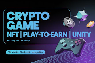 develop nft game, p2e nft game, crypto game, 3d nft game metaverse and web3 game