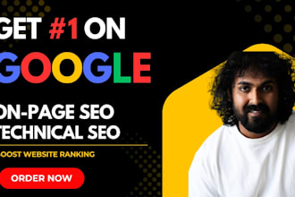 rank your website through on page SEO and technical optimization