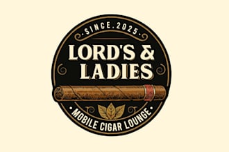 create professional and specially cigar logo design