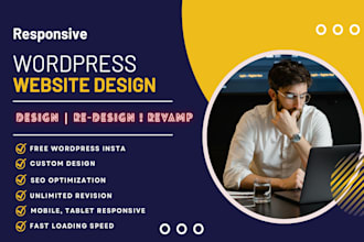 develop a creative wordpress website for your business