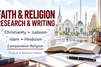 do assigned christianity project, judaism, islam, hinduism, comparative religion