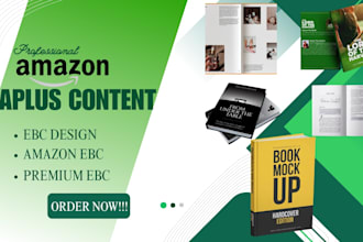 design a premium amazon ebc graphics for a plus content listing video