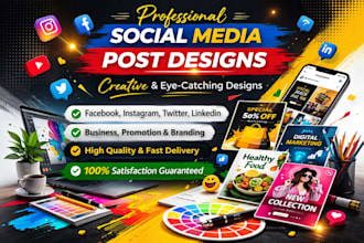 design creative and daily social media post design