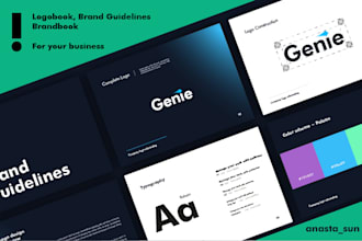 create and improve brand guidelines based on your existing logo and assets