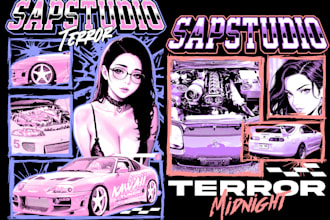 make car design for tshirt