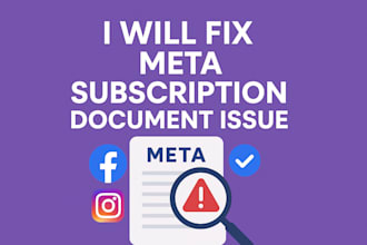fix subscription document issues for facebook and instagram