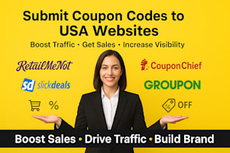 do coupon code submission on high traffic US deal sites