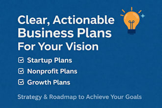 structure your startup or nonprofit business plan