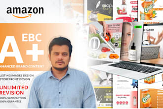 design premium amazon ebc a plus content, enhanced brand content