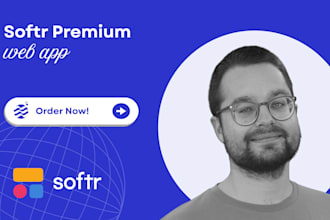 build a professional softr web app with database integration