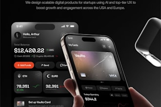 crypto wallet app, e wallet app, fintech app, digital bank app