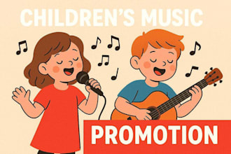 promote your talented children and their songs