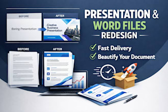 format and beautify doc and PPT in 12 hours