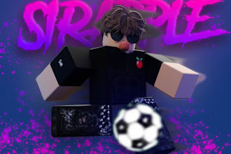 make an amazing clean minecraft or roblox logo for you