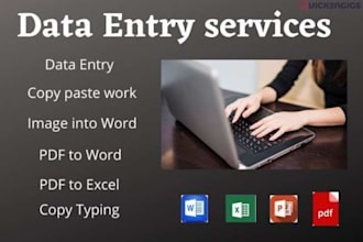 efficient data entry and scientific writing