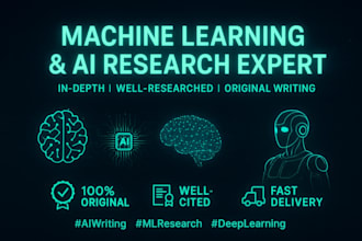 research and write on machine learning, ai, nlp, deep learning, and feder