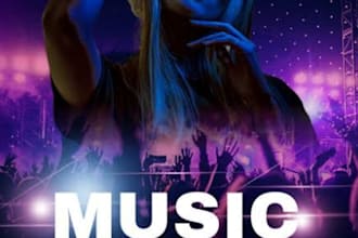 create stunning party club hip hop music dj motion event flyers