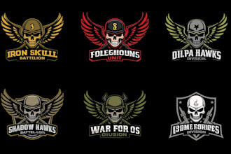 design military army tactical, military, armory, logo