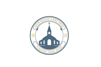 do minimalist religious, church and ministry logo design