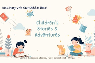 write a personalized children story with fun adventure